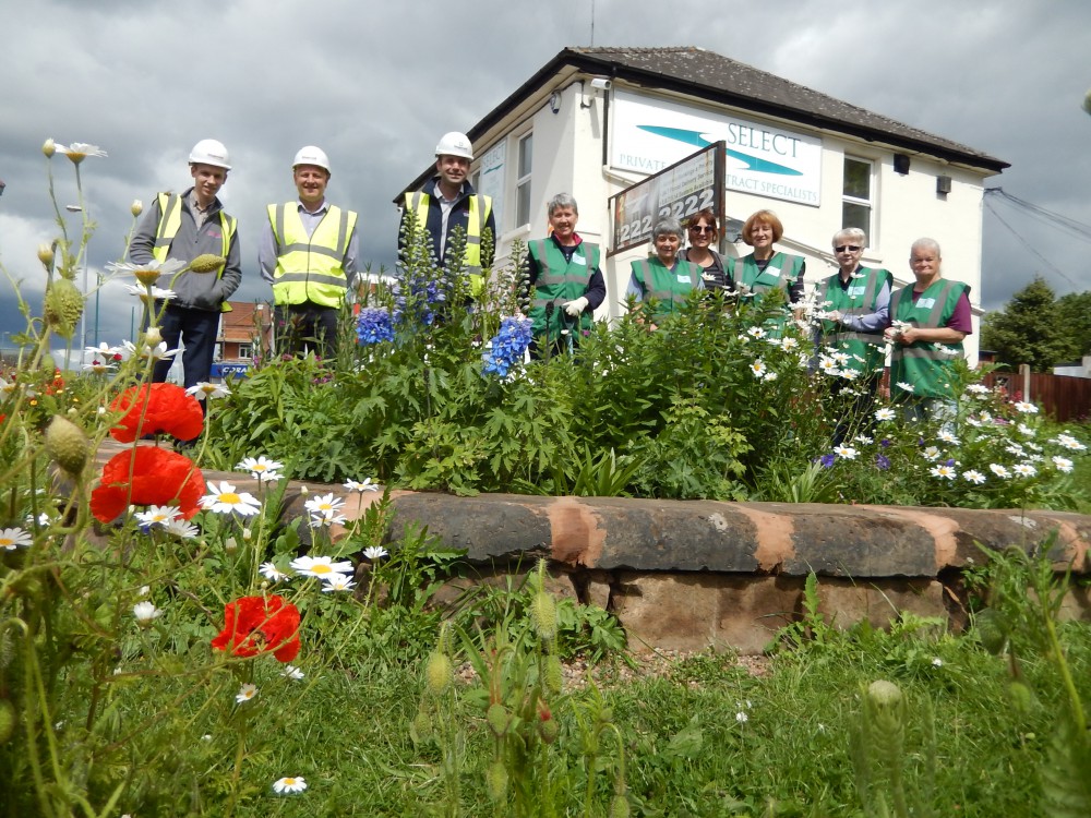 Village in Bloom team working in conjunction with Fitzgeralds Contractors