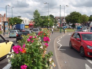 Colourful troughs - thanks to Bham City Council