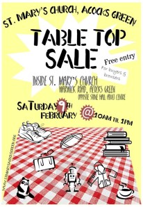table top sale
