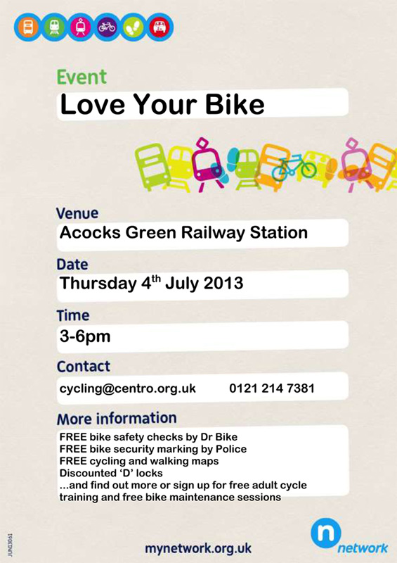 Dr Bike in Acocks Green this Thursday