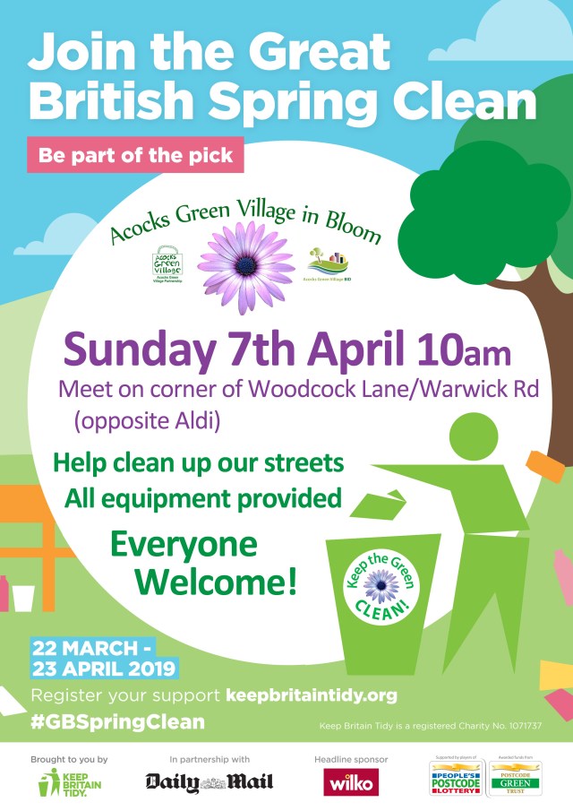 Spring Clean 2019 Clean Green Poster