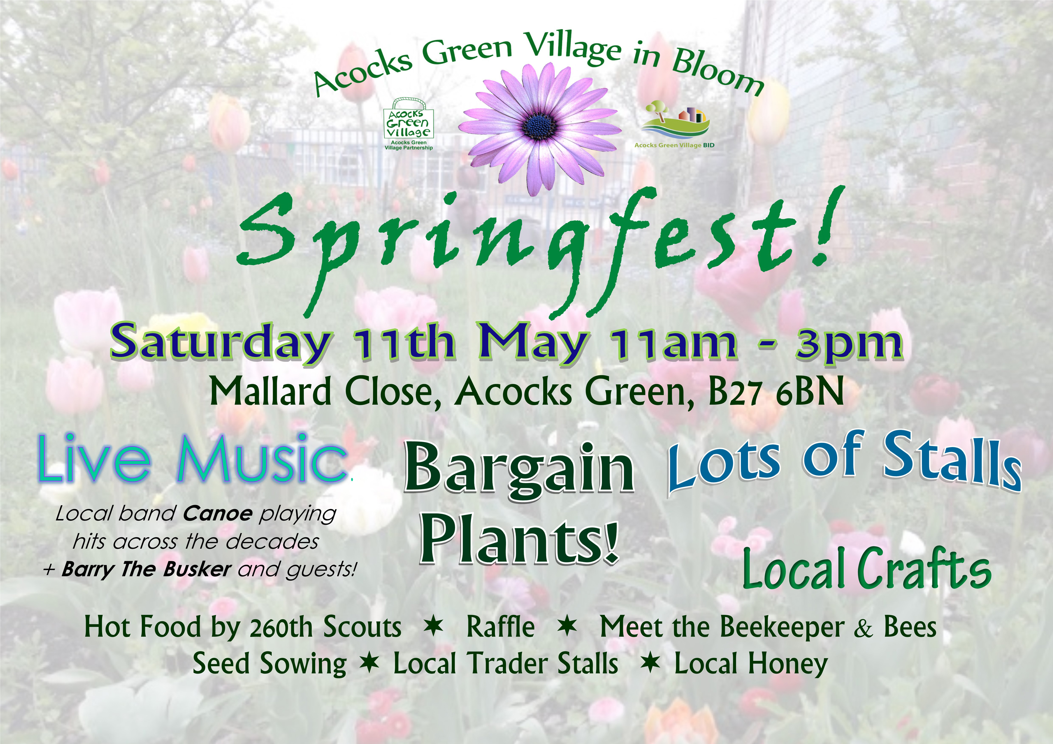 Springfest! – Saturday 11 May | Acocks Green Neighbourhood Forum