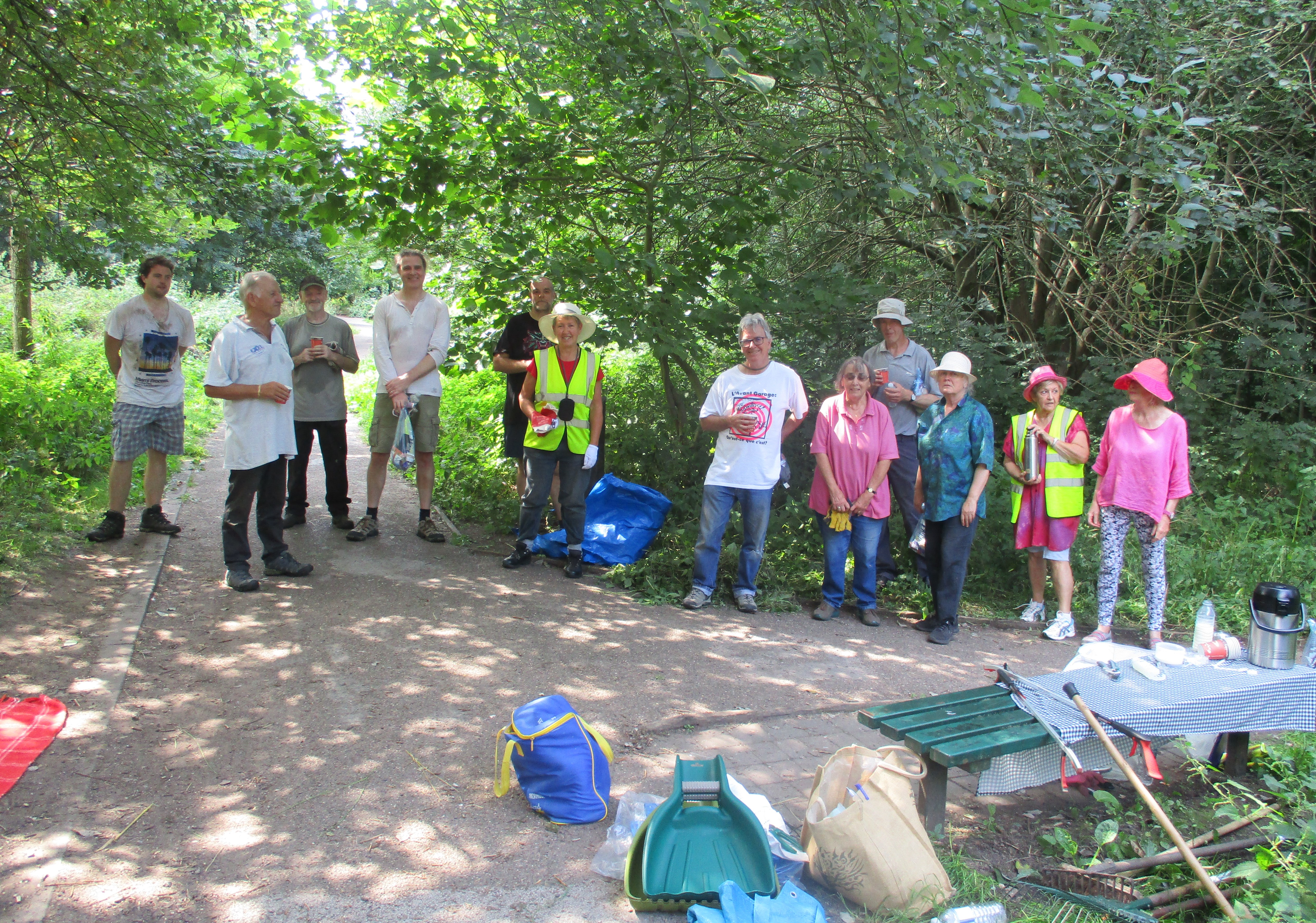 The Scything Team Photograph Aug 2020